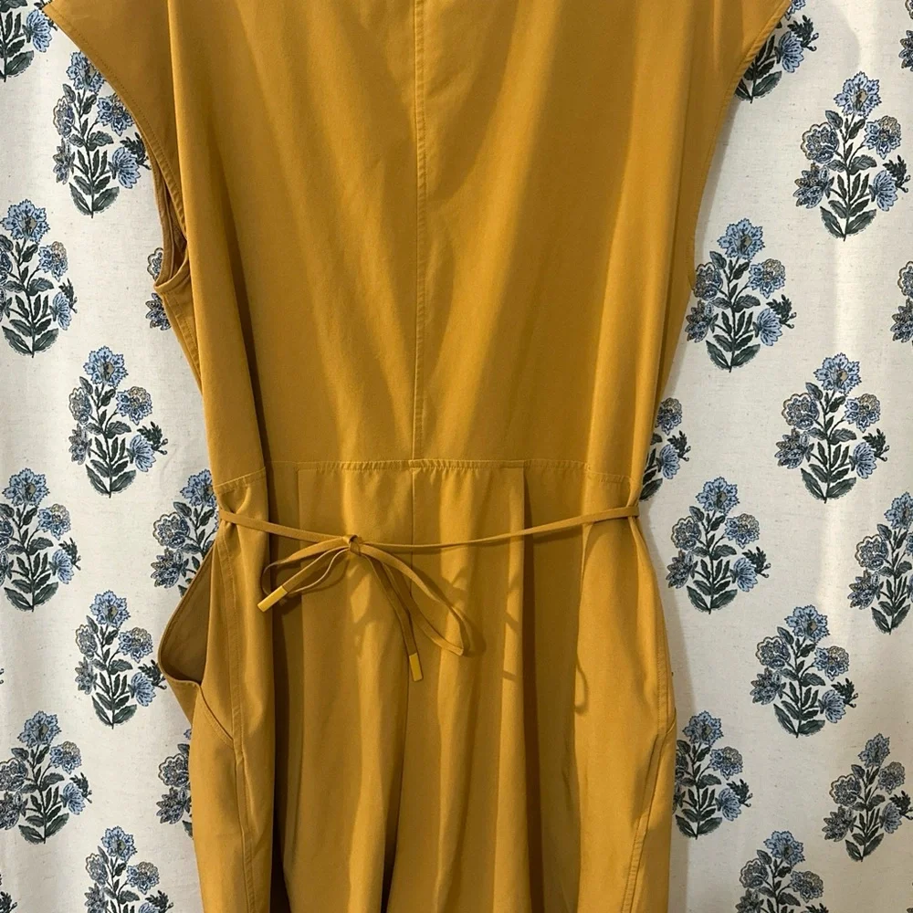 Athleta Mustard Yellow Romper - Picture 7 of 7